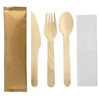 3pcs Wooden Cutlery Set  - WCS002