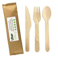 2pcs Wooden Cutlery Set  - WCS003