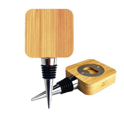 Bamboo Wine Stopper Opener  - WS003