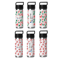 Christmas White 532ml Bell Bottle with Solid Handle