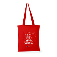 Christmas Red Minnesota Canvas Tote Bag